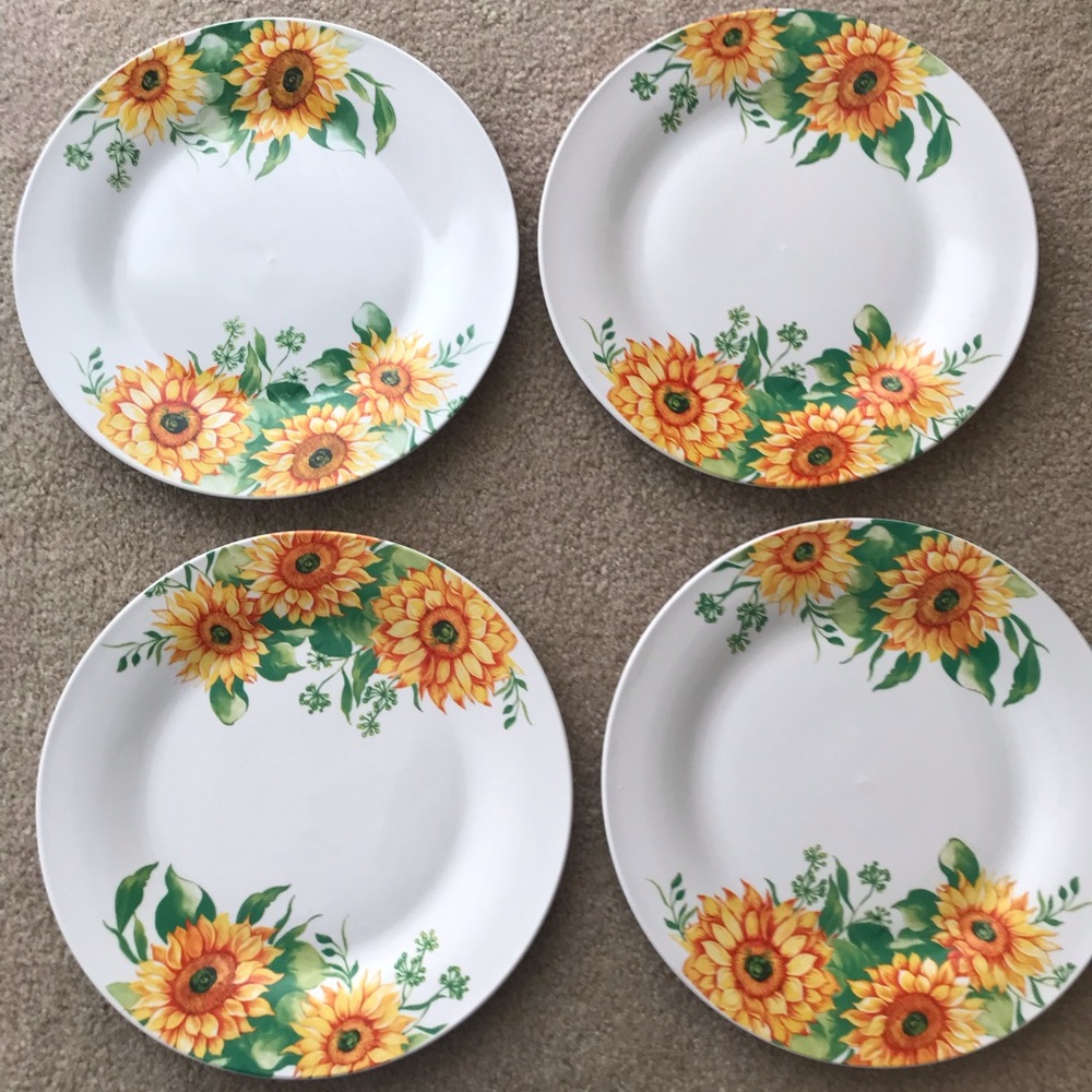 Sunflowers Dinner Plates